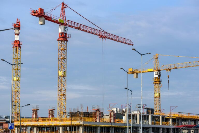 Construction cranes and site delivery